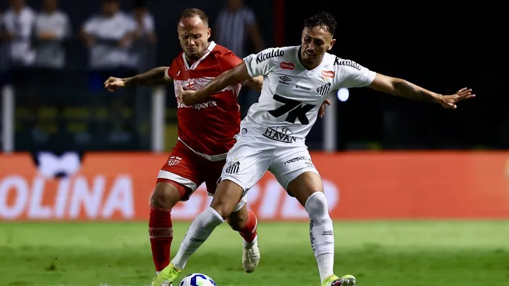 Santos x CRB empataram pela Copa do Brasil. Foto: Marcello Zambrana/AGIF