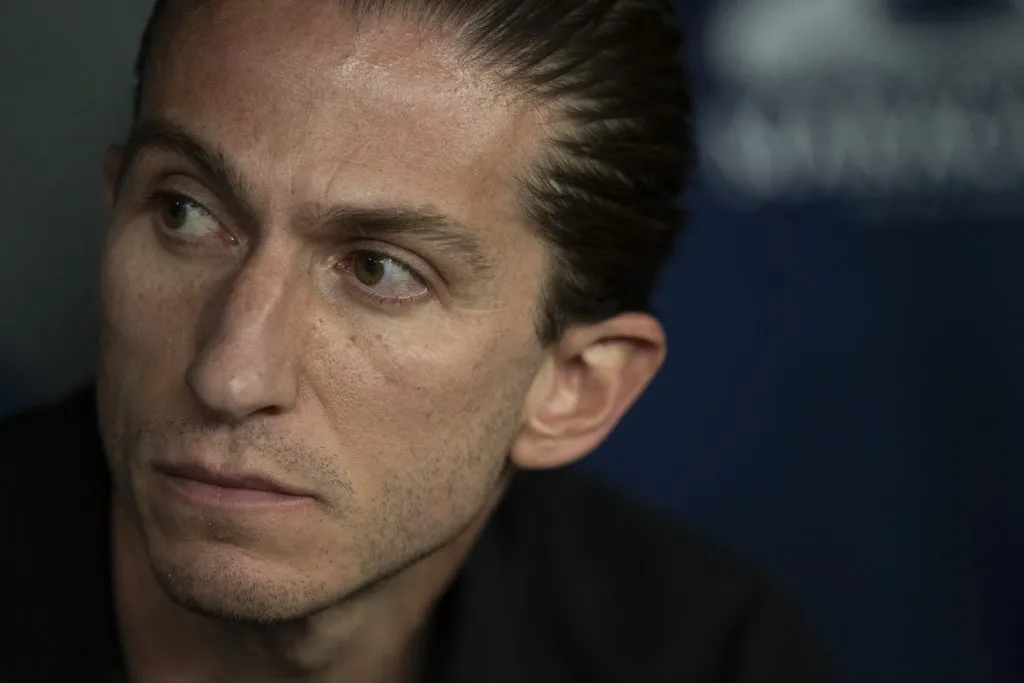 Filipe Luís em jogo pelo Flamengo. Foto: Jorge Rodrigues/AGIF