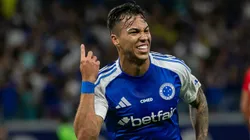 Kaio Jorge marcou os dois gols do Cruzeiro na partida. Foto: Fernando Moreno/AGIF