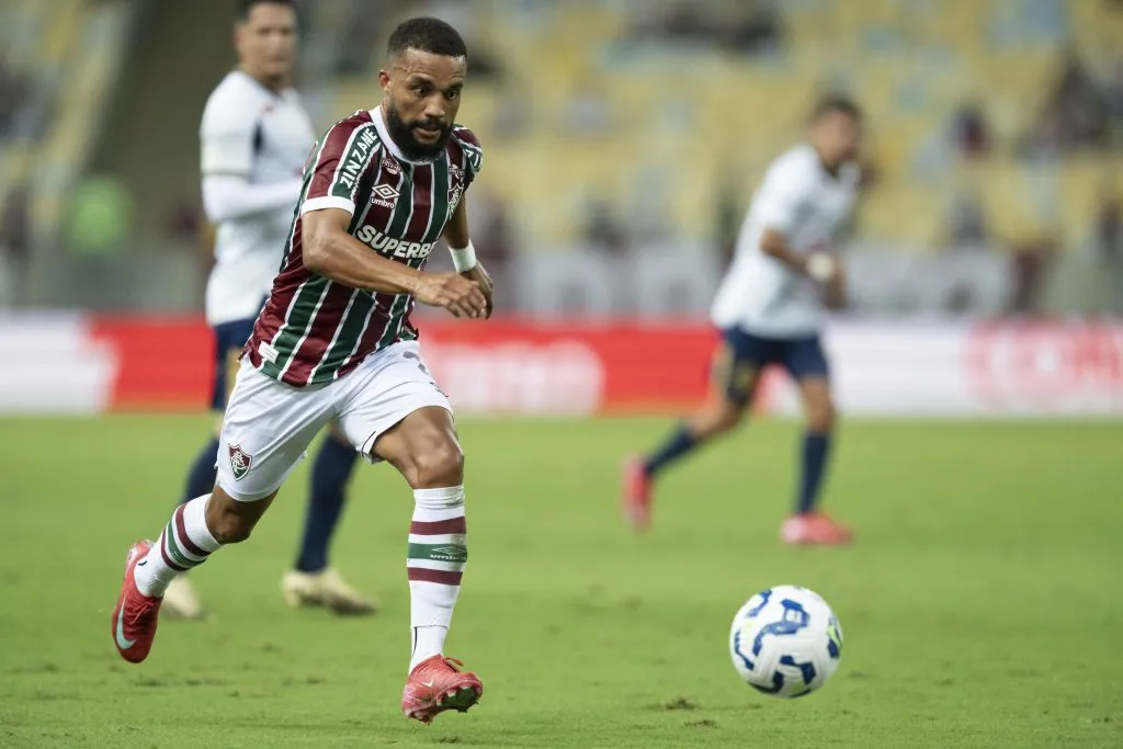 RJ – RIO DE JANEIRO – 29/04/2025 – COPA DO BRASIL 2025, FLUMINENSE X APARECIDENSE – Samuel Xavier jogador do Fluminense durante partida contra o Aparecidense no estadio Maracana pelo campeonato Copa Do Brasil 2025. Foto: Jorge Rodrigues/AGIF