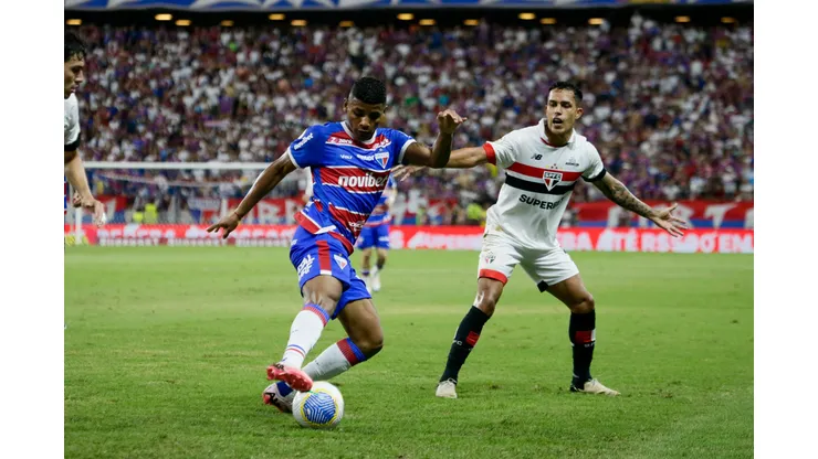 CE - FORTALEZA - 27/07/2024 - BRASILEIRO A 2024, FORTALEZA X SAO PAULO - Hercules jogador do Fortaleza durante partida contra o Sao Paulo no estadio Arena Castelao pelo campeonato Brasileiro A 2024. Foto: Baggio Rodrigues/AGIF