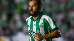 Nenê jogador do Juventude durante partida contra o Guarany de Bagé no estádio Alfredo Jaconi pelo campeonato Gaúcho 2025. Foto: Luiz Erbes/AGIF