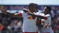 SP - Braganca Paulista - 18/09/2022 - BRASILEIRO A 2022, BRAGANTINO X GOIAS - Alerrandro jogador do Bragantino comemora seu gol durante partida contra o Goias no estadio Nabi Abi Chedid pelo campeonato Brasileiro A 2022. Foto: Diogo Reis/AGIF