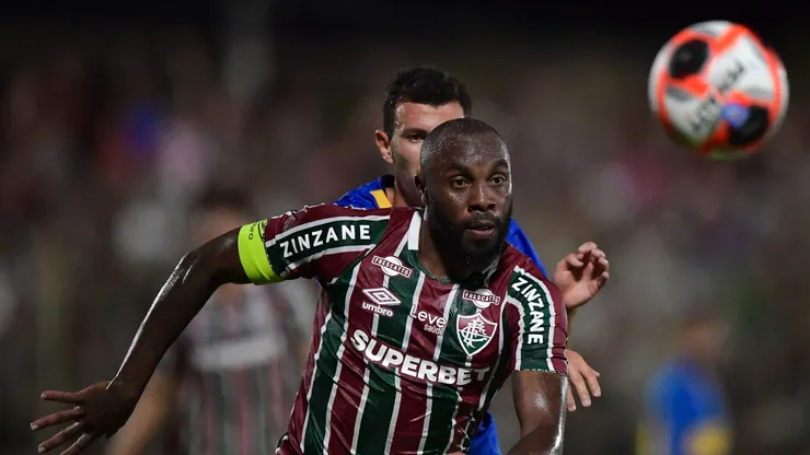 Manoel jogador do Fluminense durante partida contra o Sampaio Correa no estadio Moca Bonita pelo campeonato Carioca 2025. Foto: Thiago Ribeiro/AGIF