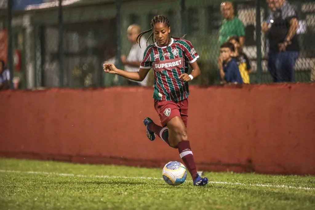 Jogadora Fluminense. Foto: Reinaldo Campos/AGIF