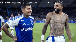 Dudu e Gabigol em Cruzeiro x Mirassol, no Mineirão. Foto: Gustavo Aleixo/Cruzeiro