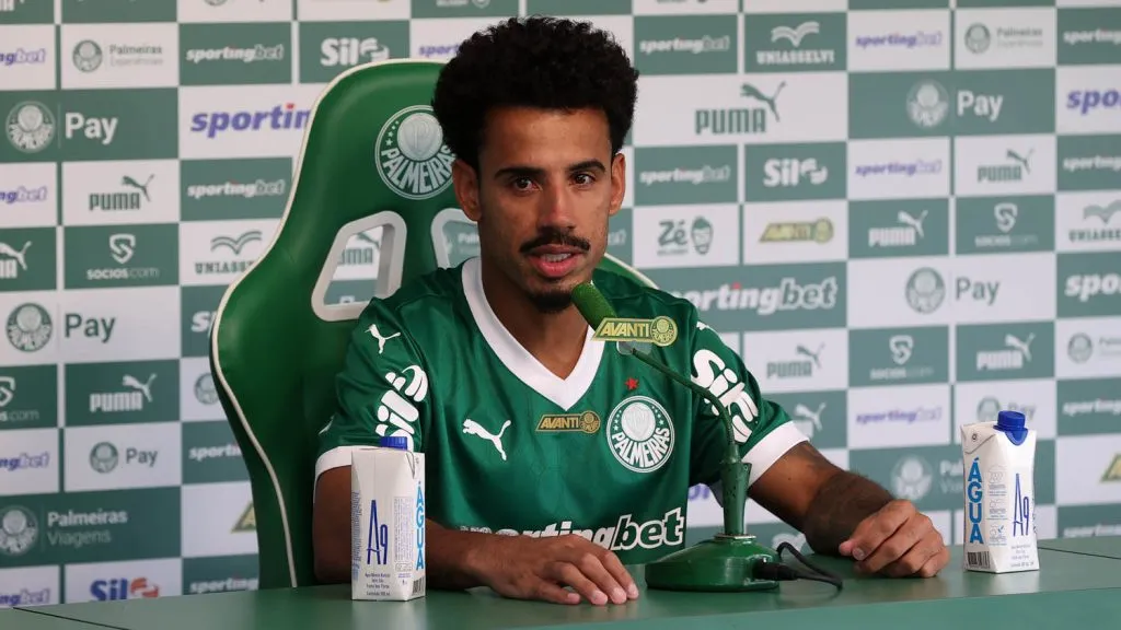 Lucas Evangelista falou sobre rodízio no Palmeiras. Foto: Cesar Greco/Palmeiras