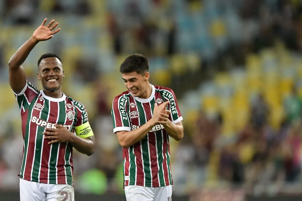 Arias chama a responsabilidade e dá duas assistências em vitória do Fluminense sobre o Sport. Foto: Thiago Ribeiro/AGIF