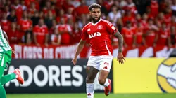 Wesley jogador do Internacional durante partida contra o Atlético Nacional no estadio Beira-Rio pelo campeonato Copa Libertadores 2025. Foto: Maxi Franzoi/AGIF