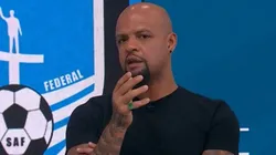 Felipe Melo discordou do impedimento em Corinthians x Palmeiras.