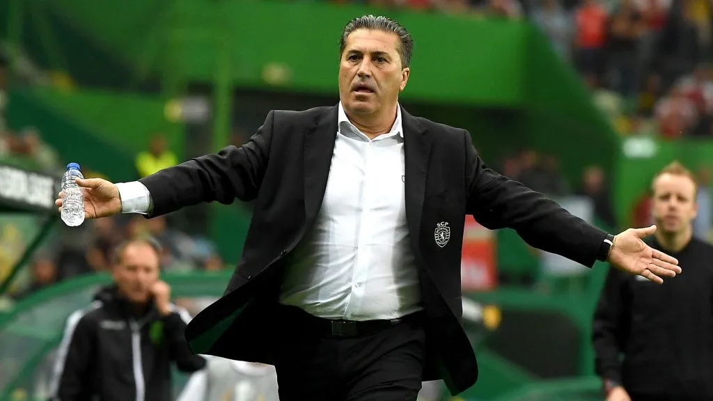 José Peseiro no comando do Sporting em 2018