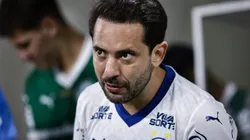 Everton Ribeiro durante partida entre Palmeiras e Bahia, no Allianz Parque, pelo Brasileirão.