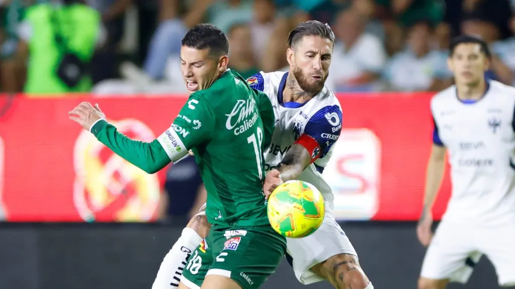 James Rodríguez em ação pelo Léon do México. (Photo by Leopoldo Smith/Getty Images)