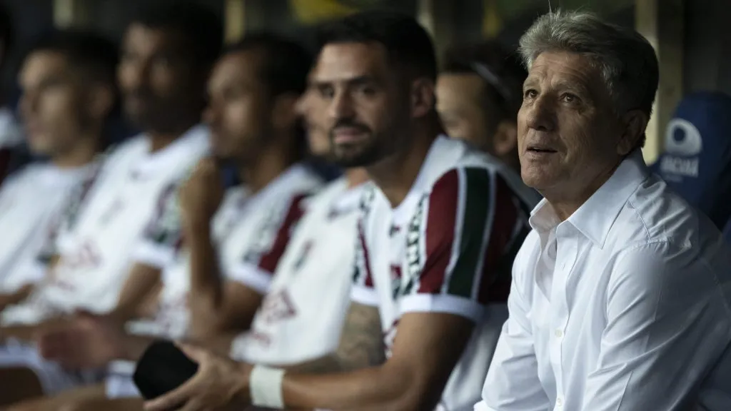 Renato Gaúcho técnico do Fluminense durante partida contra o Sport no estádio Maracanã pelo campeonato Brasileiro A 2025. Foto: Jorge Rodrigues/AGIF