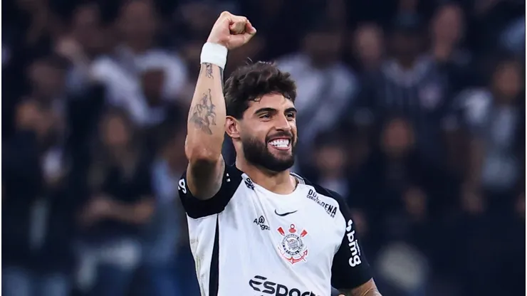 Yuri Alberto jogador do Corinthians comemora seu gol durante partida contra o Internacional - Foto: Marcello Zambrana/AGIF