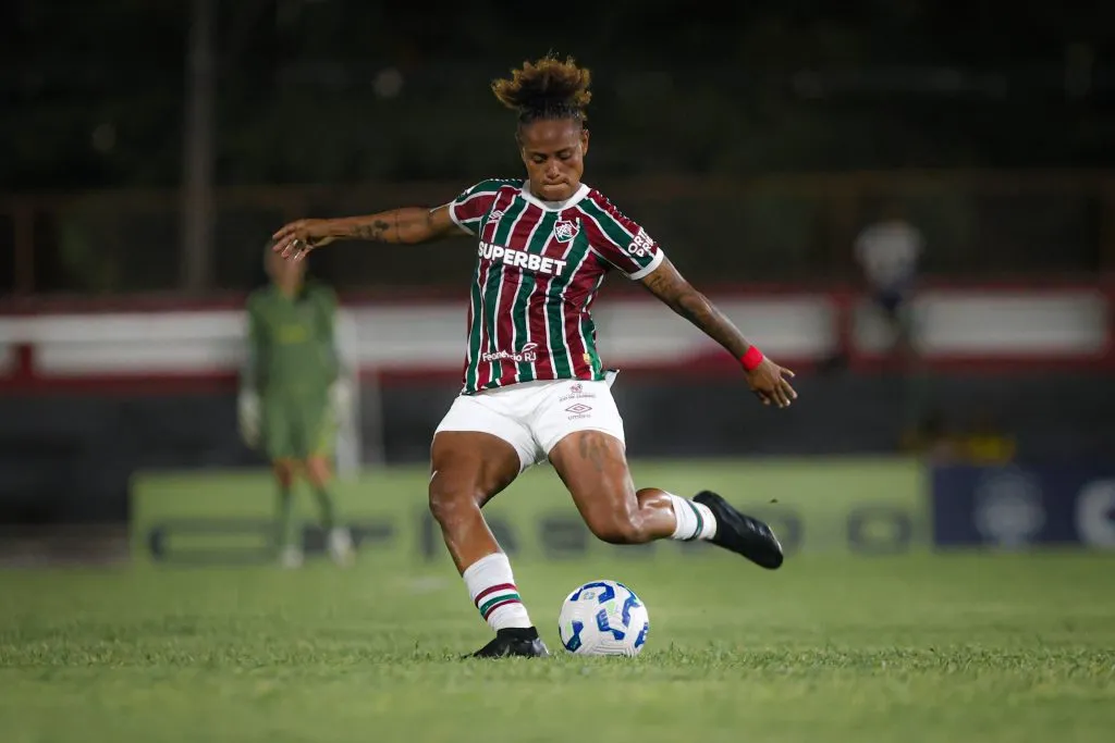 Jogadora Fluminense. Foto: Marina Garcia/Fluminense F.C.