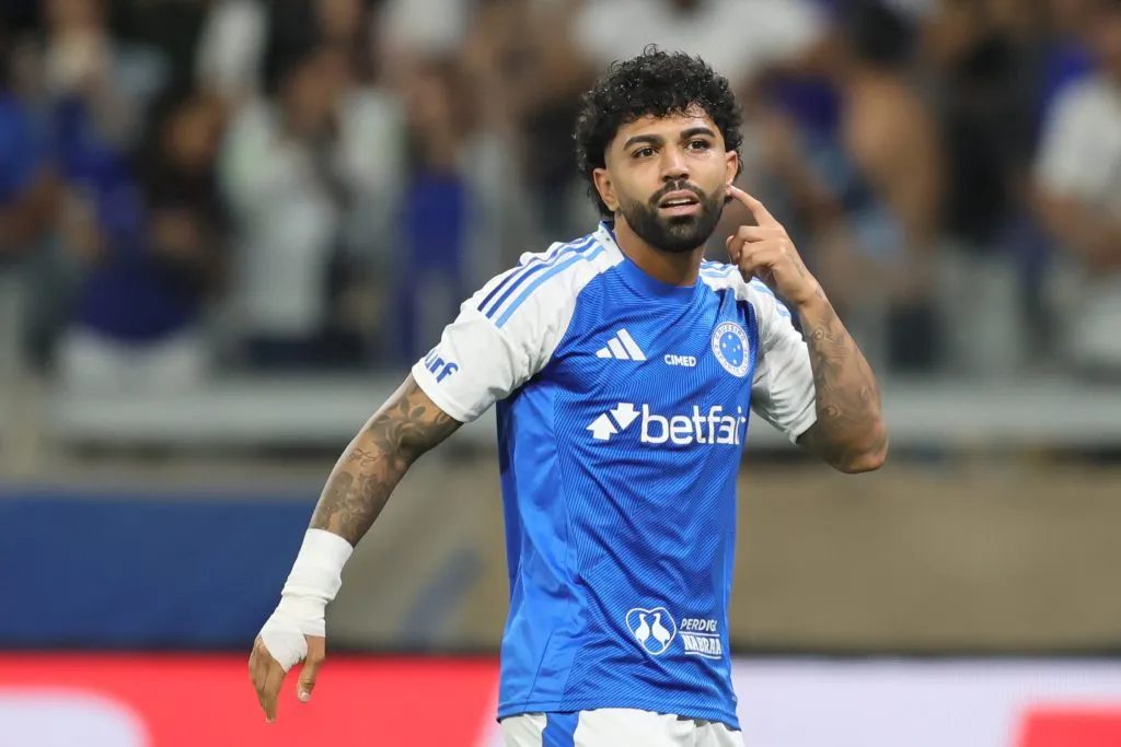 Gabigol: Atacante marcou contra o Flamengo – Foto: Gilson Lobo/AGIF