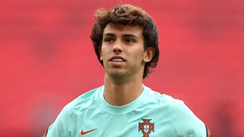 João Félix em treinamento pela seleção de Portugal. (Photo by Alex Pantling/Getty Images)