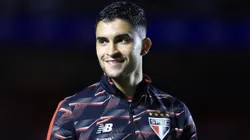 Rodrigo Nestor jogador do Sao Paulo durante partida contra o Atletico-MG no estadio Morumbi pelo campeonato Brasileiro A 2024. Foto: Marcello Zambrana/AGIF
