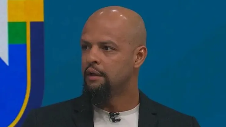 Felipe Melo comentarista do Sportv. Foto: Reprodução
