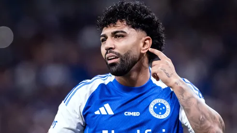 Gabigol em Cruzeiro x Flamengo, no Mineirão.
