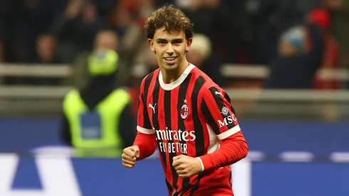 João Felix em partida pelo Milan.