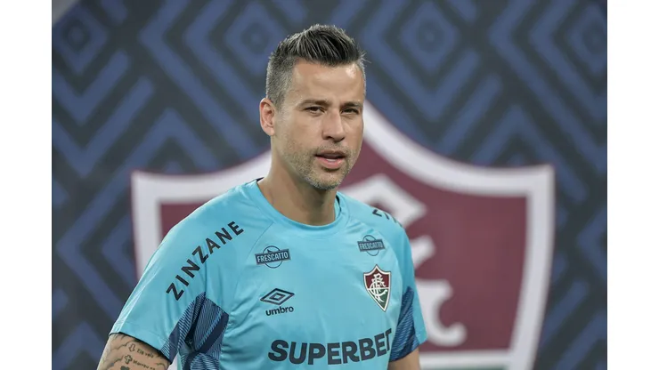Fabio goleiro do Fluminense durante partida contra o Vitoria no estádio Maracanã pelo campeonato Brasileiro A 2025.