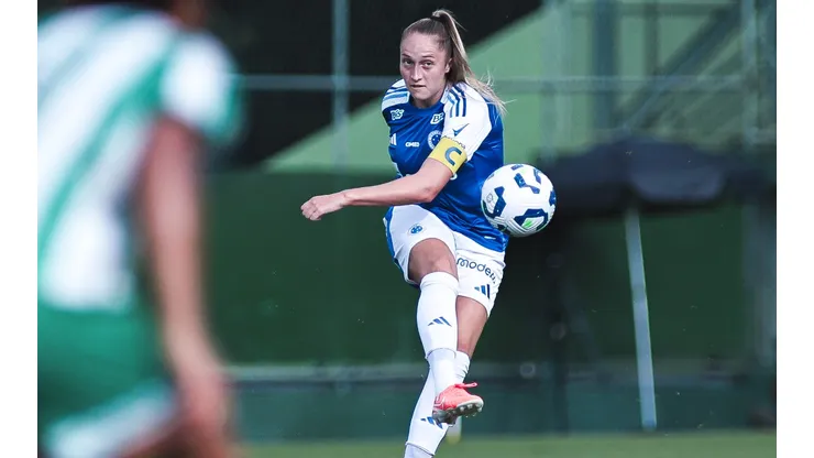 Jogadora Cruzeiro. Foto: Gustavo Martin/Cruzeiro