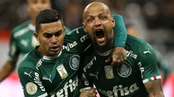 Dudu e Felipe Melo, na época de Palmeiras
