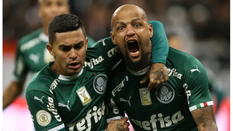 Dudu e Felipe Melo, na época de Palmeiras