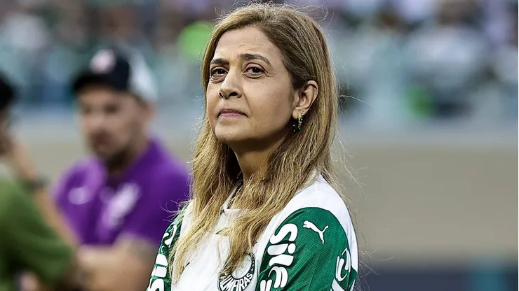 Leila Pereira acompanha equipe do Palmeiras - Foto: Fabio Giannelli/AGIF