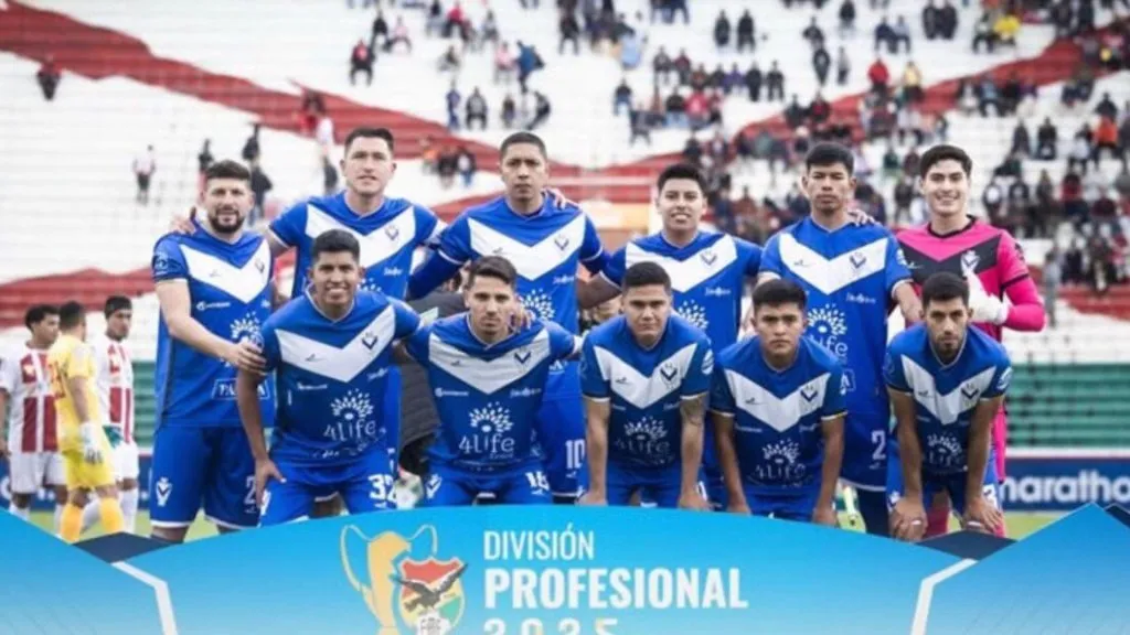 Time do GV San José em duelo pelo Campeonato Boliviano – Foto: Reprodução/GV San José