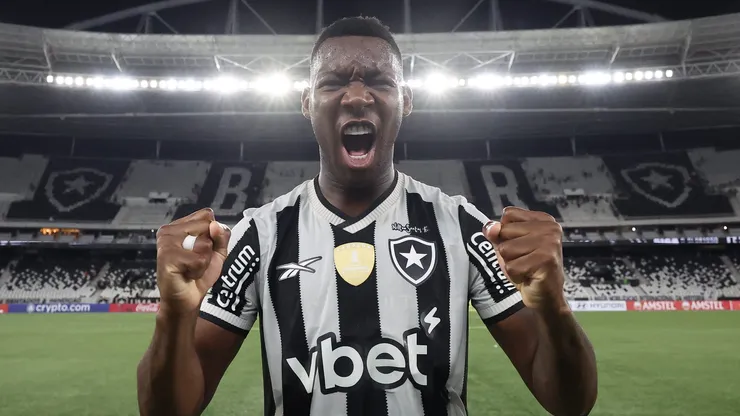 Patrick de Paula comemora única vitória conquistada pelo Botafogo na atual edição da CONMEBOL Libertadores. Foto: Vítor Silva/Botafogo.