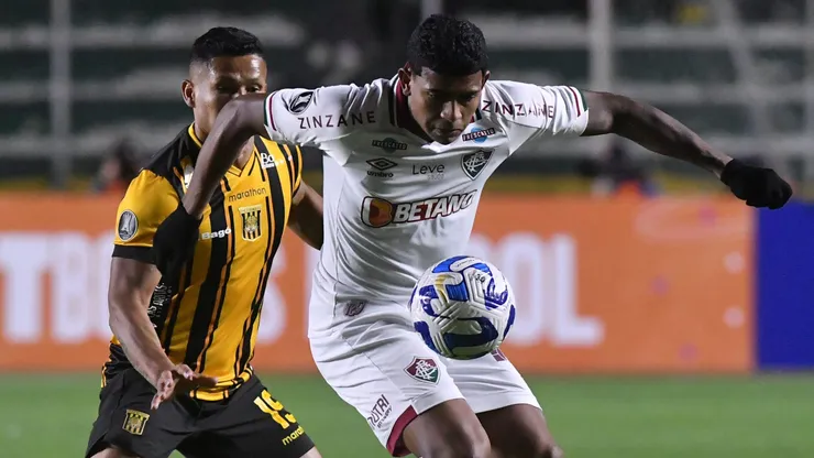 Fluminense foi derrotado pelo The Strongest-BOL na CONMEBOL Libertadores de 2023. Foto: APG/AGIF.