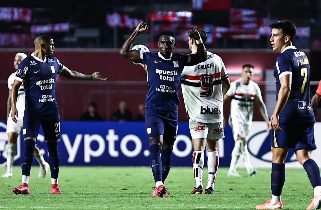 No Morumbis, São Paulo e Alianza Lima empataram em 2 a 2. Foto: Fabio Giannelli/AGIF