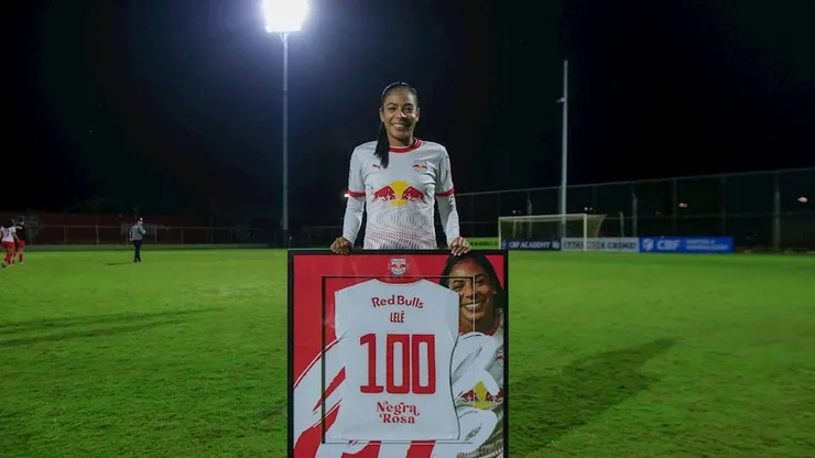 Lelê atingiu a marca de 100 jogos com as Bragantinas - Foto: Fernando Roberto/Red Bull Bragantino