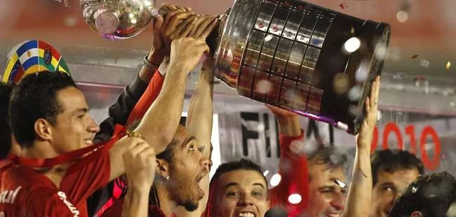 Inter eliminou o Chivas do México e levantou a Taça Libertadores em 2010. Foto: Rodolfo Buhrer/IMAGO/Fotoarena