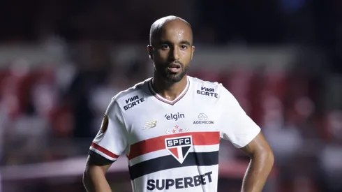 Lucas Moura em partida pelo São Paulo