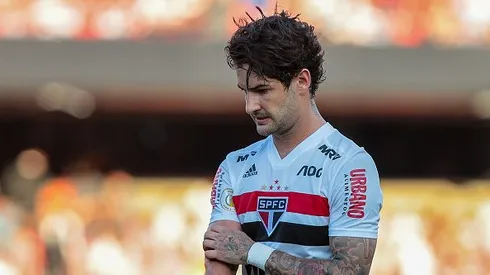Alexandre Pato, ex-jogador do São Paulo durante o jogo contra o Botafogo pelo Brasileirao Series A 2019, no Morumbi