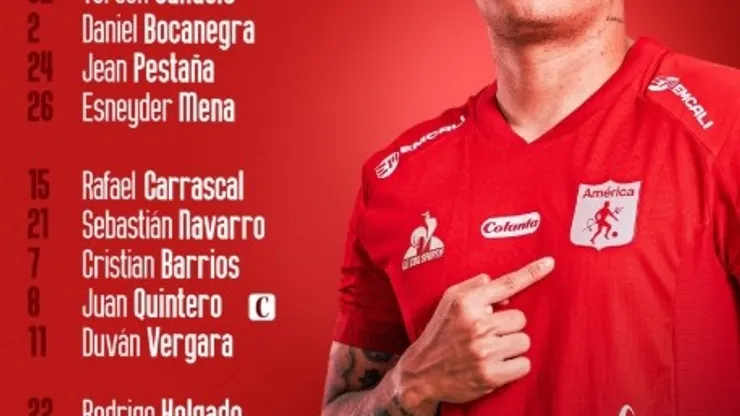 Escalação do América de Cali