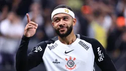 Memphis marcou o gol solitário do Timão no jogo. Foto: Marcello Zambrana/AGIF