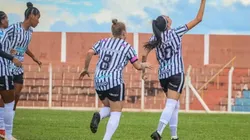 Jogadoras Operário. Foto: Rodrigo Moreira/FFMS