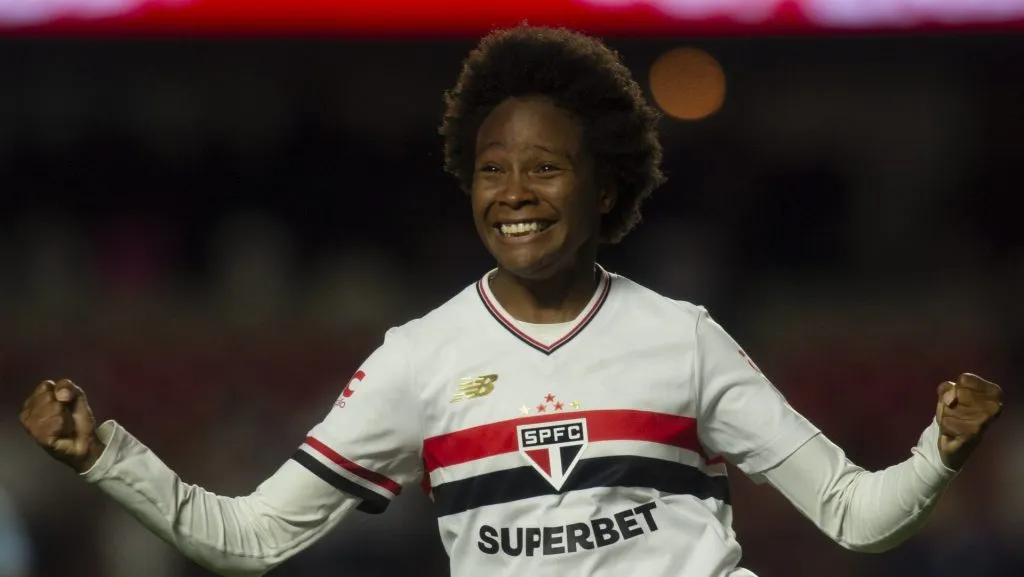 Jogadora São Paulo. Foto: Anderson Romão/AGIF