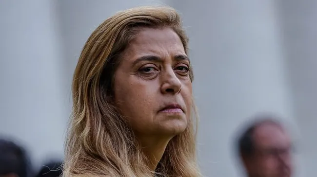 — Leila Pereira, presidente do Verdão quer renovar com Giay. Foto: Palmeiras