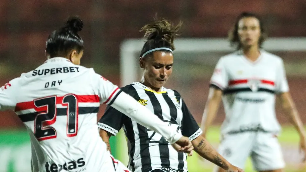 Rafa Andrade do Santos em clássico contra o São Paulo