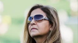 SP - CAMPINAS - 28/09/2024 - BRASILEIRO A 2024, PALMEIRAS X ATLETICO-MG - Leila Pereira presidente do Palmeiras durante partida contra o Atletico-MG no estadio Brinco de Ouro pelo campeonato Brasileiro A 2024.