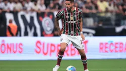 Renato Augusto jogador do Fluminense durante partida contra o Corinthians no estádio Arena Corinthians pelo campeonato Brasileiro A 2024. Foto: Ettore Chiereguini/AGIF