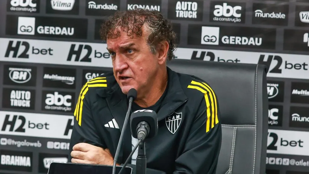 Cuca no Atlético. Foto: Luiz Erbes/AGIF