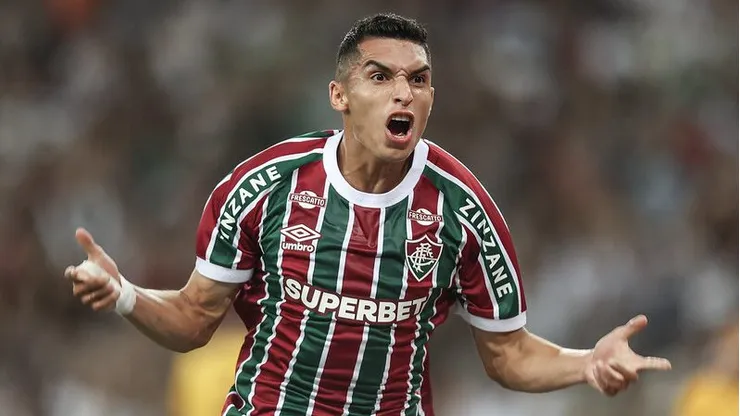 Kevin Serna em ação pelo Fluminense na Copa Sul-Americana - Foto: Marcelo Gonçalves/Fluminense FC