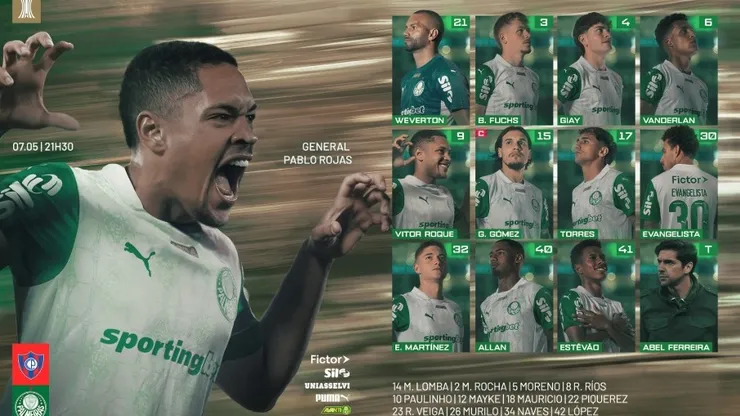 Escalação do Palmeiras